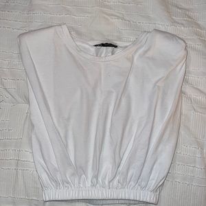 Zara shoulder pad tank